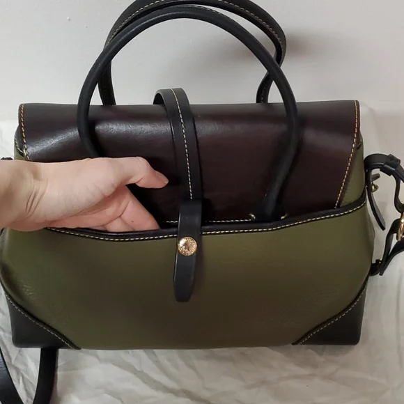 Dooney & Bourke tri-color Eliza Satchel - Picture 13 of 15